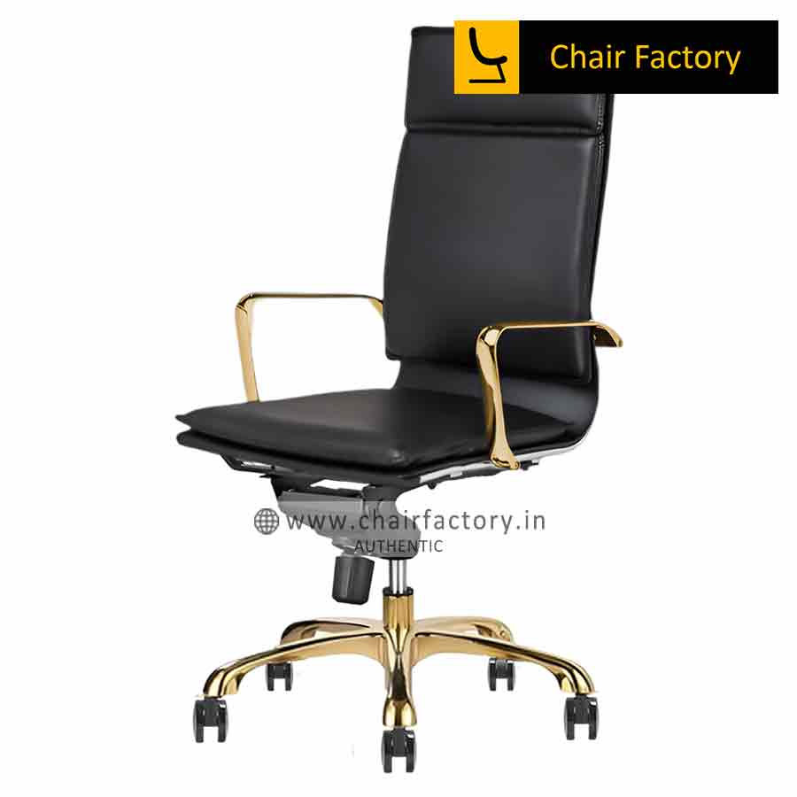 James Double Cushion Gold High Back  